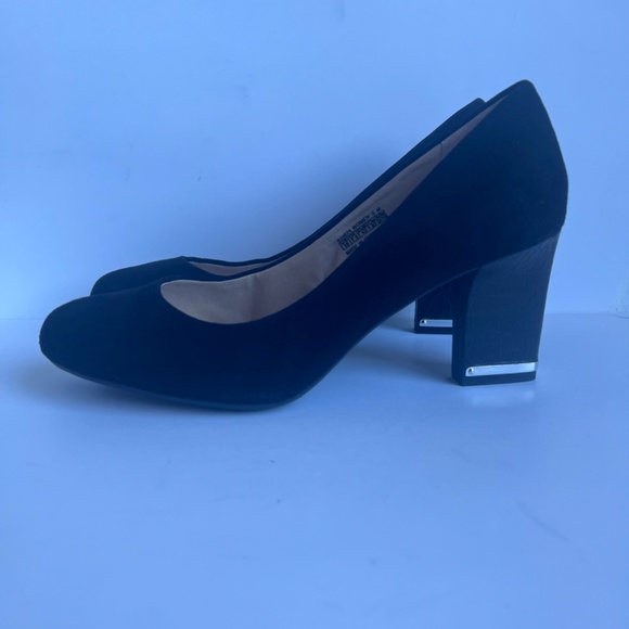 Rockport Suede Reptile Embossed Leather Heel Cushioned Comfy Dress Pumps 10 - Picture 5 of 13